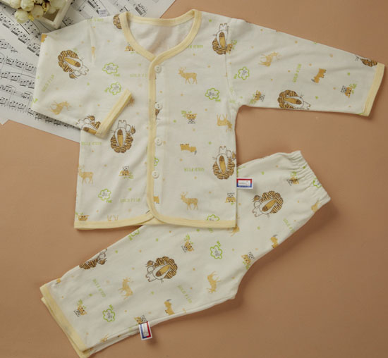 金色小魚(yú)精棉單面動(dòng)物樂(lè)園桃開(kāi)套