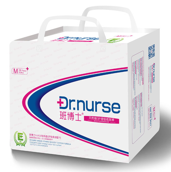 班博士天然維E護(hù)理級(jí)紙尿褲M碼26片中包