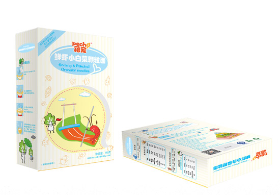 蓓寵鮮蝦顆小白菜粒面