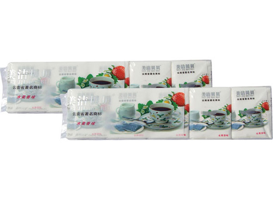 美潔貝貝茶香型手帕紙