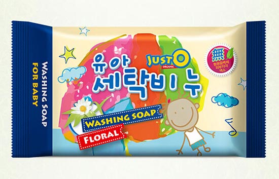 JUST-O-嬰幼兒洗衣皂(花香)