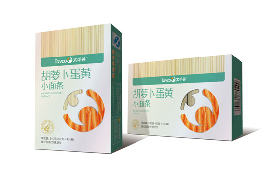 太平谷小面條(胡蘿卜蛋黃)