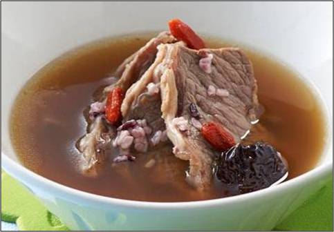 甜酒牛肉湯