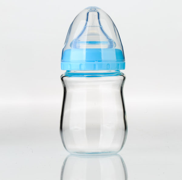 諾親玻璃奶瓶 藍色