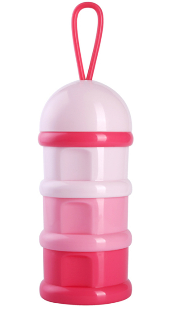 Dexbaby 三層奶粉盒紅色