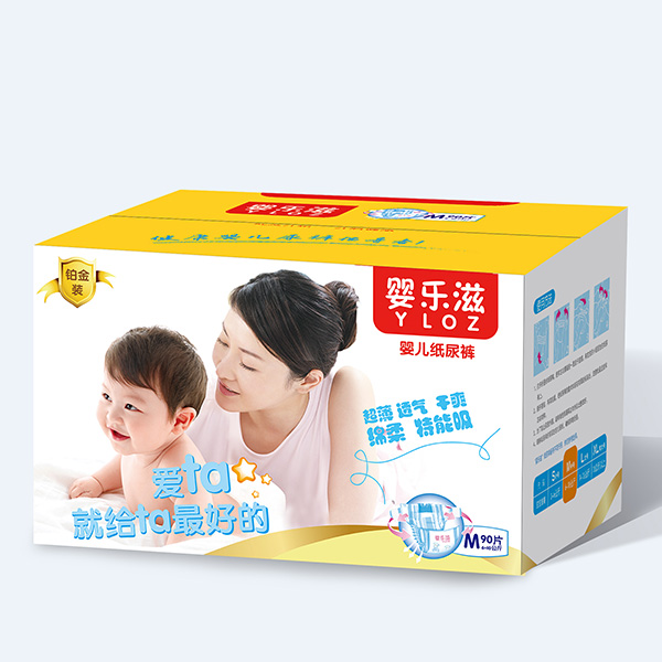 嬰樂滋嬰兒紙尿褲M碼90片