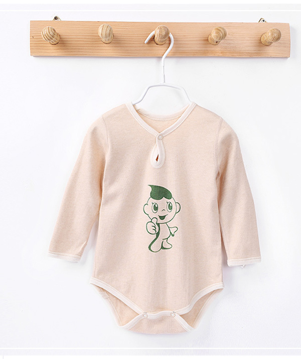 星語伊夏季嬰兒服裝彩棉新生兒連身衣服三角哈衣