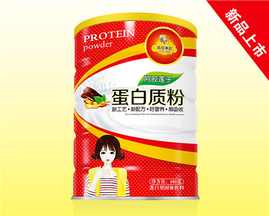 歐貝米拉蛋白質粉阿膠蓮子配方鐵聽