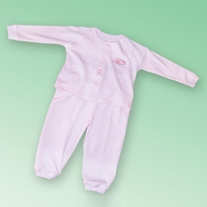 嬰兒內(nèi)衣粉色