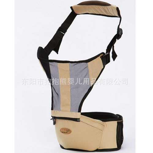 背背親夏季透氣嬰兒單腰凳米白