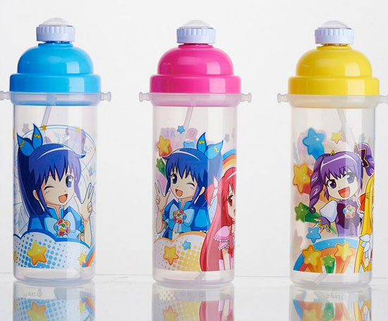 巴拉拉小魔仙卡通塑料兒童水壺