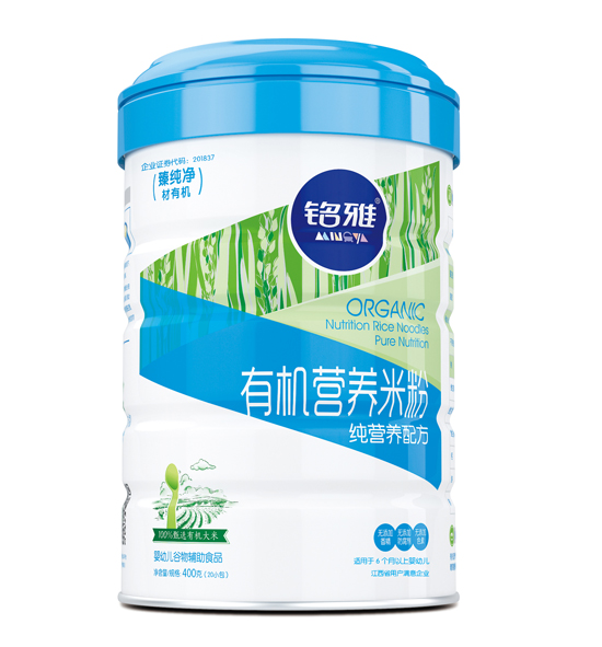 銘雅純營養(yǎng)有機(jī)營養(yǎng)米粉(聽裝)