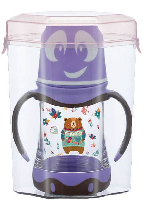 紐優(yōu)多功能儲(chǔ)存盒紫色