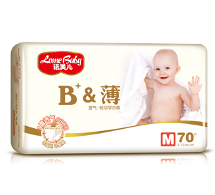 諾美兒B+&薄透氣•悅動學步褲(M70)