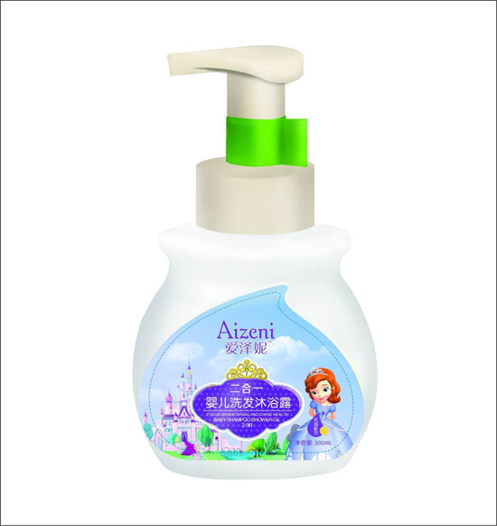 愛澤妮二合一嬰兒洗發(fā)沐浴露