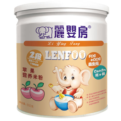 麗嬰房蘋(píng)果營(yíng)養(yǎng)米粉2段