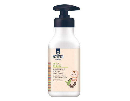 紫嬰坊天然茶皂素洗發(fā)沐浴2合1