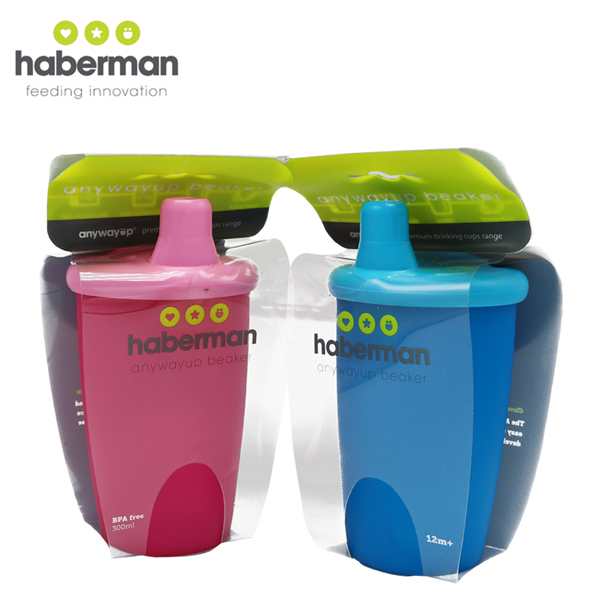 哈伯曼水杯 經典 藍粉組合 大