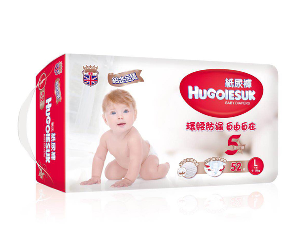 HUGOIESUK紙尿褲L碼52片
