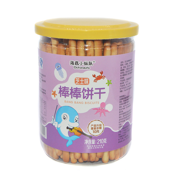 海底小縱隊棒棒餅干芝士味210g