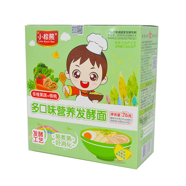 小棕熊多口味營(yíng)養(yǎng)發(fā)酵面多維果蔬+核桃