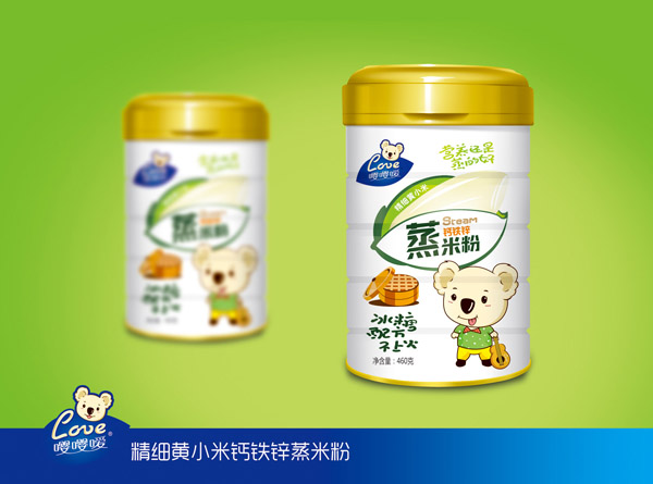 嚶嚶噯精細(xì)黃小米蒸米粉-鈣鐵鋅