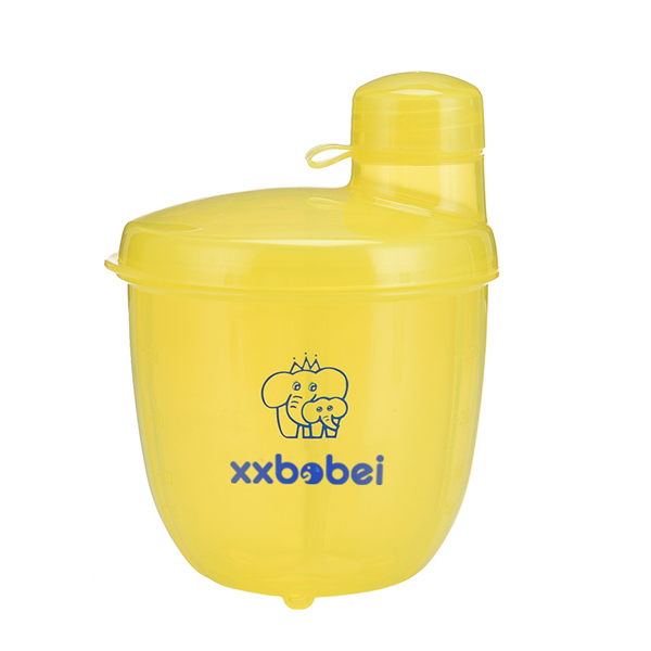 邦貝小象便攜奶粉盒黃色