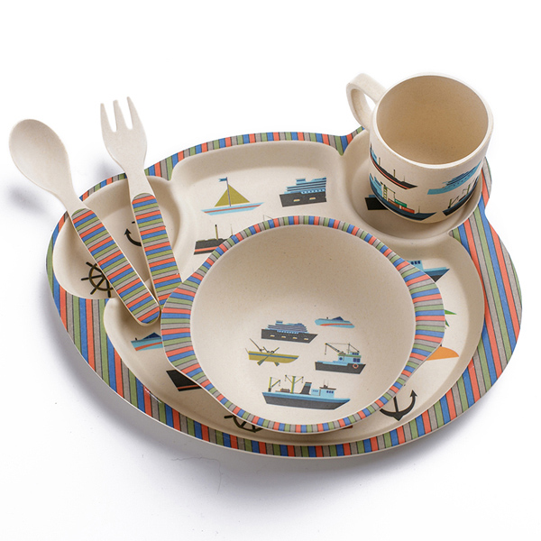 邦貝小象兒童卡通餐盤4