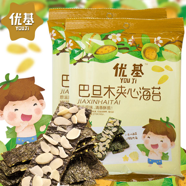 優(yōu)基巴達木夾心海苔袋裝28克.jpg 優(yōu)基巴達木夾心海苔袋裝28克.jpg