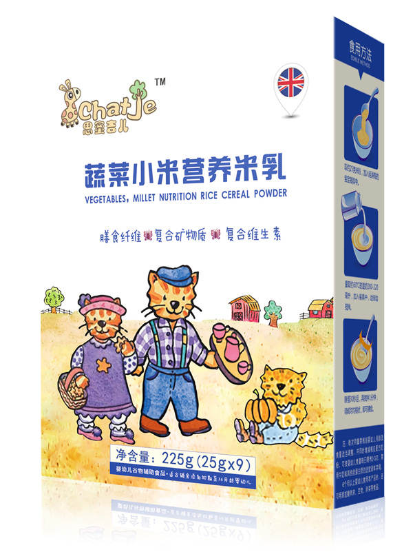 SChatJe思蜜吉兒蔬菜小米米乳(盒裝)