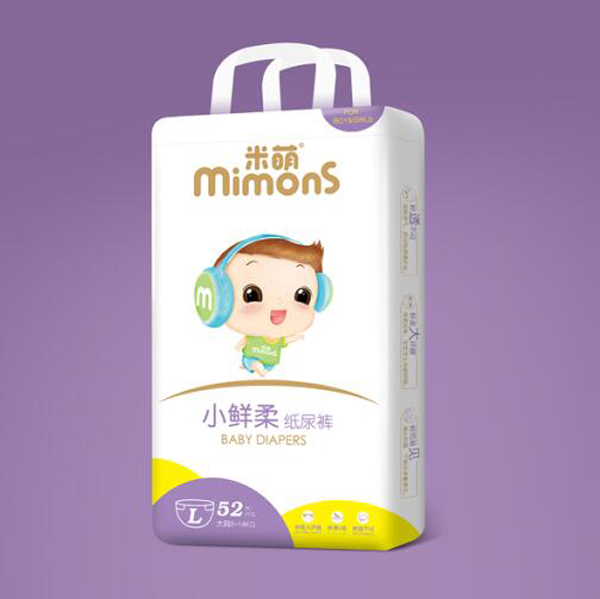 米萌小鮮柔紙尿褲L52豎版