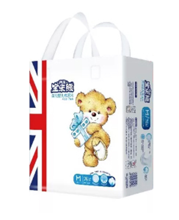 寶樂熊英倫紙尿片M
