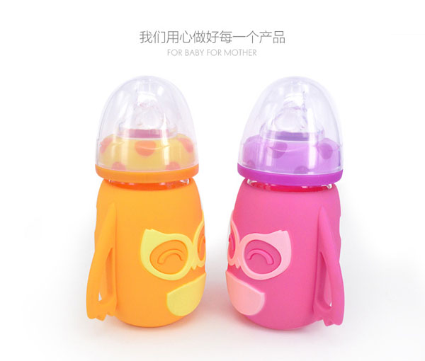 樂迪貓頭鷹硅膠套玻璃奶瓶-產(chǎn)品展示.jpg