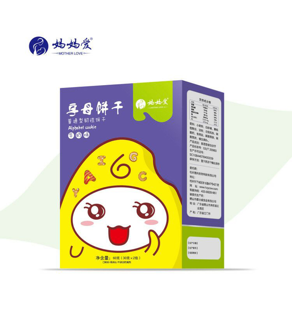 媽媽愛(ài)字母餅干-牛奶味