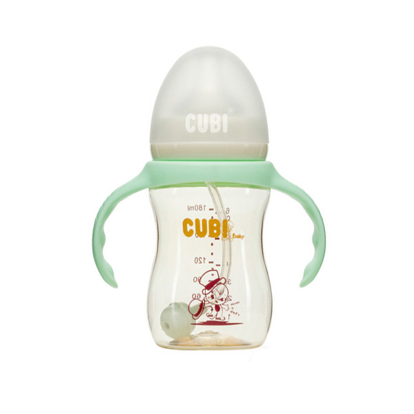 CUBI時(shí)尚系列PPSU清新綠奶瓶180ML