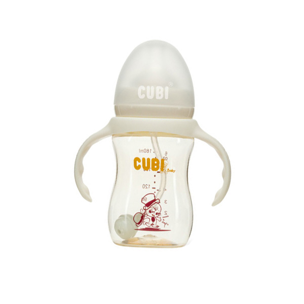 CUBI時(shí)尚系列PPSU純潔白奶瓶180ML