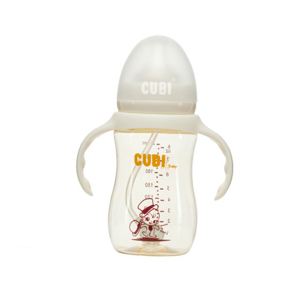 CUBI時(shí)尚系列PPSU純潔白奶瓶240ML