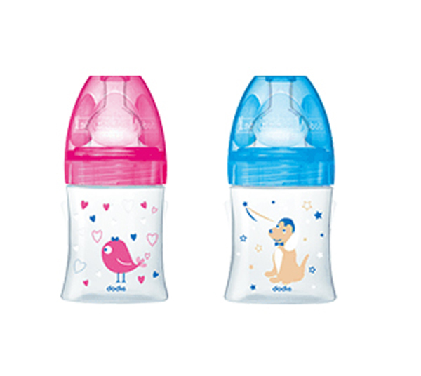 Dodie自然質(zhì)感寬口徑PP奶瓶150ml