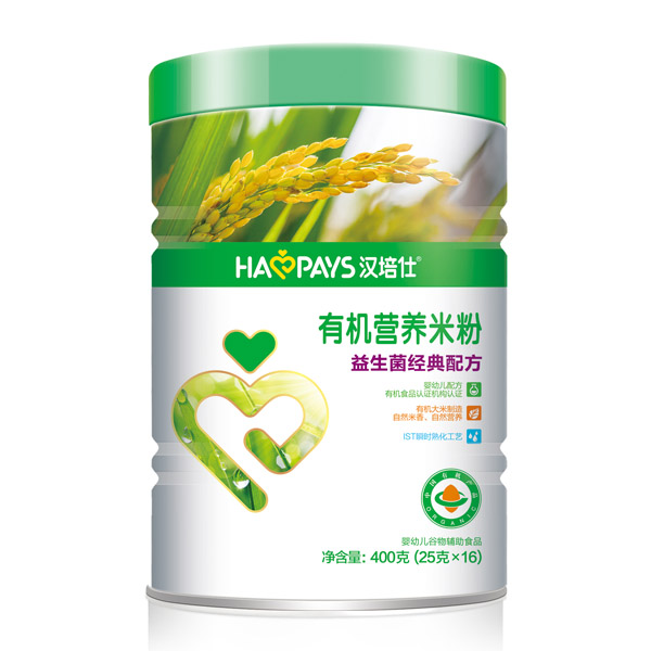 漢培仕益生菌經(jīng)典配方有機(jī)米粉聽(tīng)裝