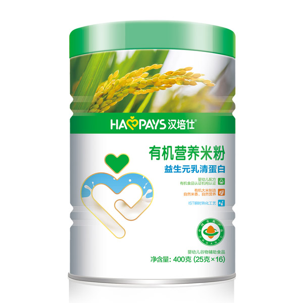 漢培仕益生元乳清蛋白有機(jī)米粉聽(tīng)裝