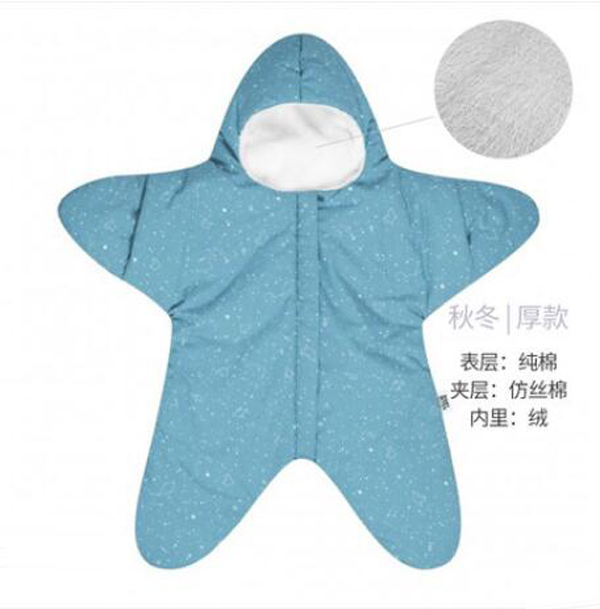 西班牙baby bites 嬰兒小海星睡袋 藍綠色秋冬厚款.jpg 西班牙baby bites 嬰兒小海星睡袋 藍綠色秋冬厚款.jpg