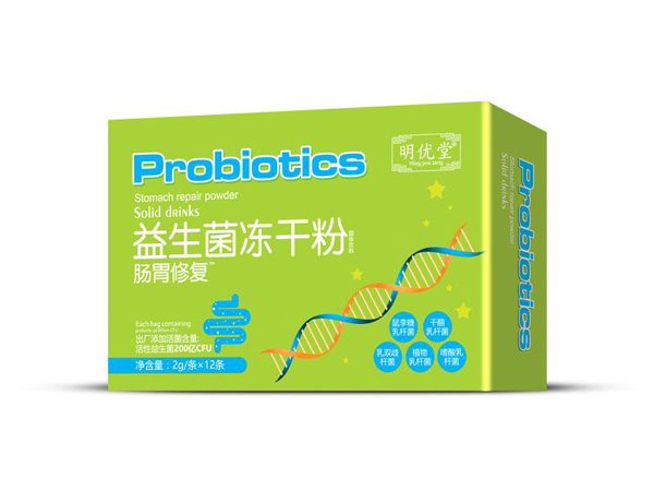 明優(yōu)堂腸胃修復(fù)益生菌凍干粉12條