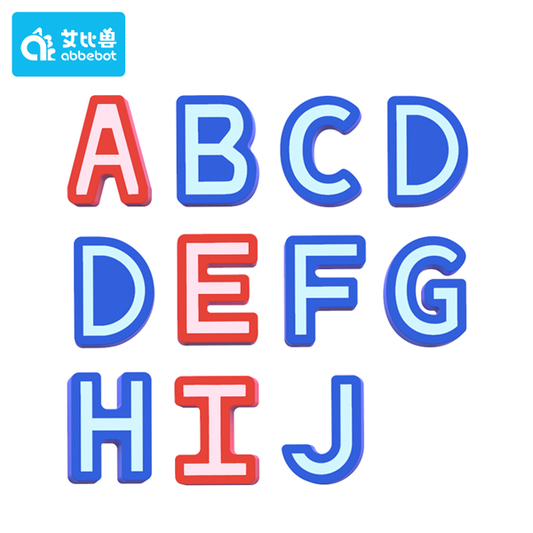 艾比獸實(shí)物字母積木1
