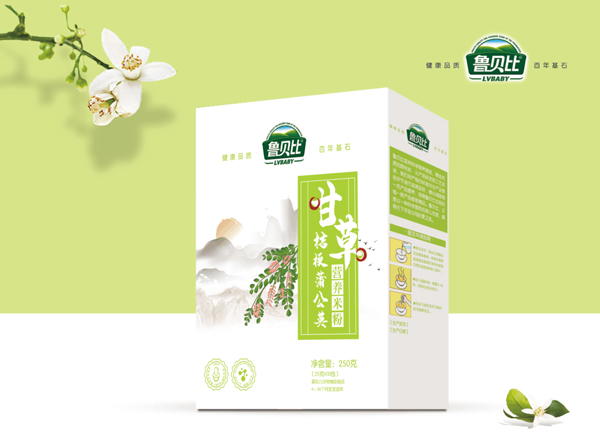 魯貝比甘草桔梗蒲公英營養(yǎng)米粉 盒裝