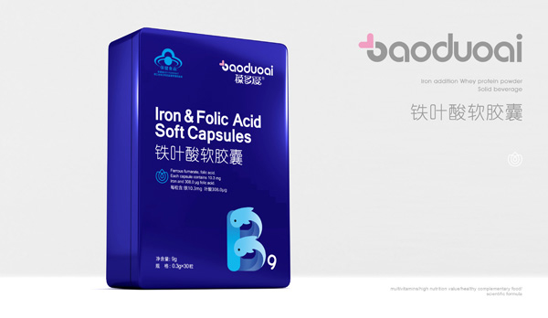 葆多愛鐵葉酸軟膠囊