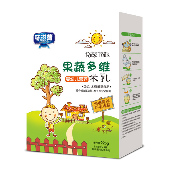 味滋肴嬰幼兒營養(yǎng)米乳盒裝-果蔬多維