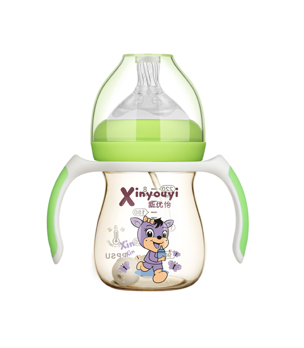 新優(yōu)怡PPSU奶瓶1218 綠色