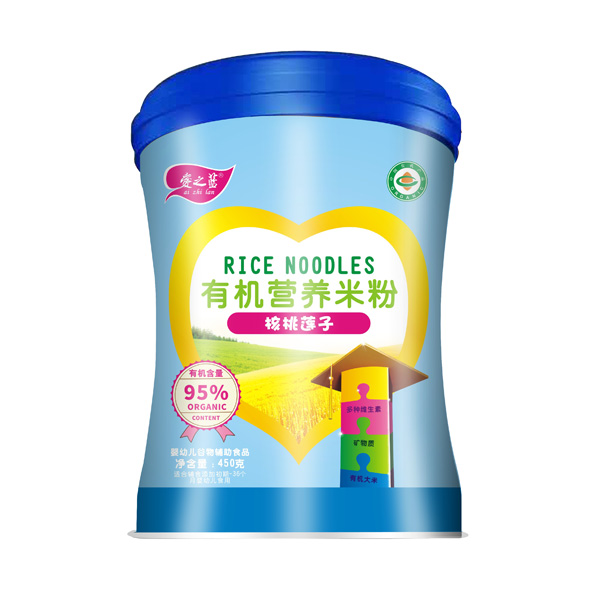 愛之藍(lán)有機營養(yǎng)米粉核桃蓮子