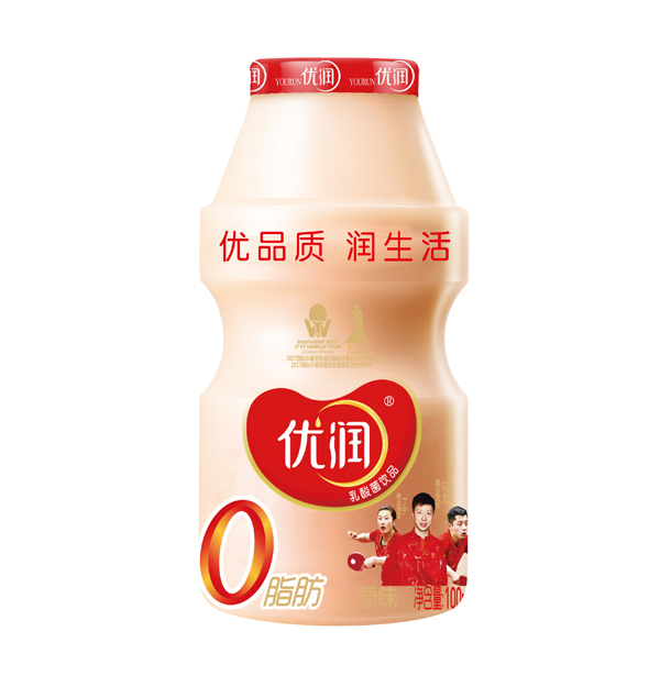 優(yōu)潤乳酸菌飲品 100ml 小乳酸 瓶標(biāo)_1