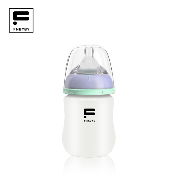 菲尼貝貝B8804臻悅吸硅膠防護玻璃奶瓶-160ml